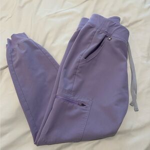 Figs Lavender Dew Zamora Scrub Joggers in Petite XS